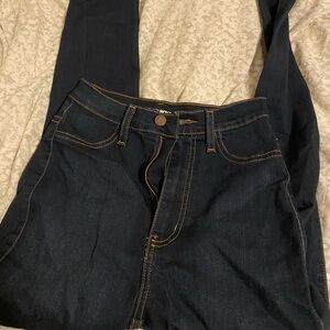 Fashionnova dark indigo jeggings